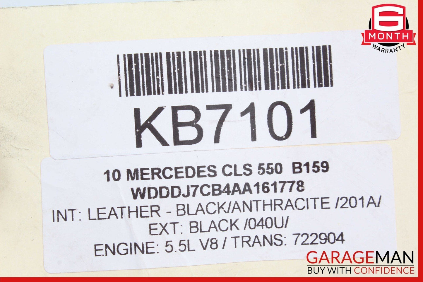 06-11 Mercedes W219 CLS550 CLS500 Rear Left Side Door Control Module Unit OEM