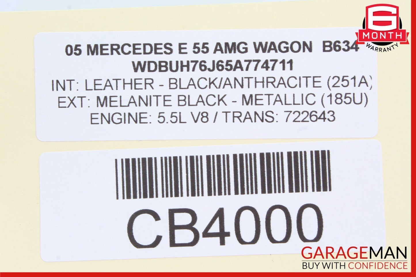 03-06 Mercedes W211 E320 E55 AMG Rear Right Side Door Control Module Unit