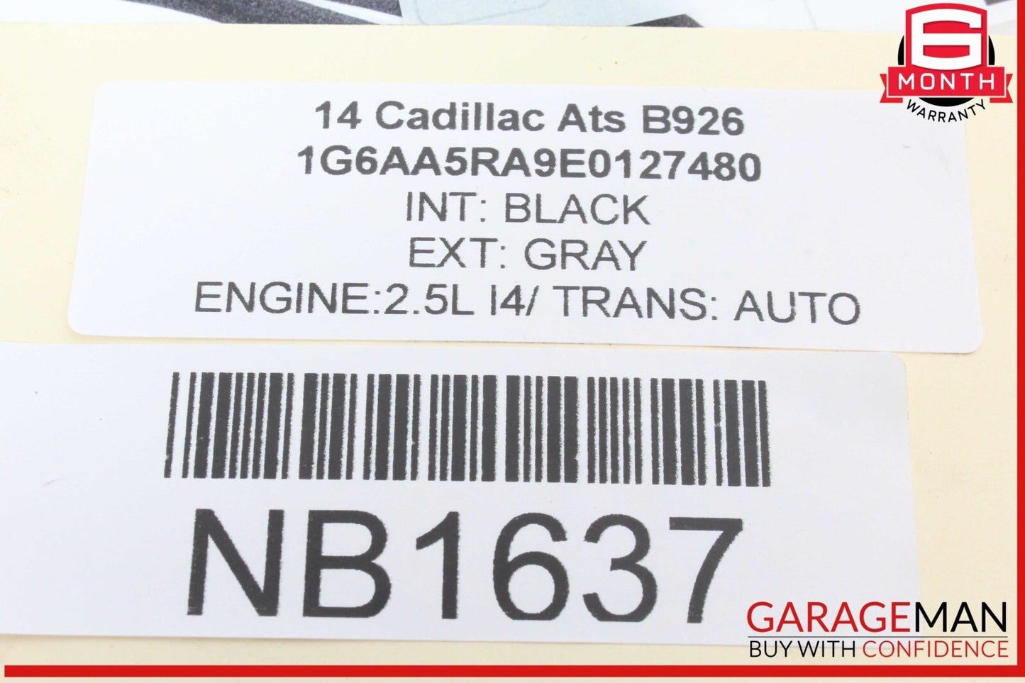 13-18 Cadillac ATS Front Right Passenger Side Window Regulator Motor OEM