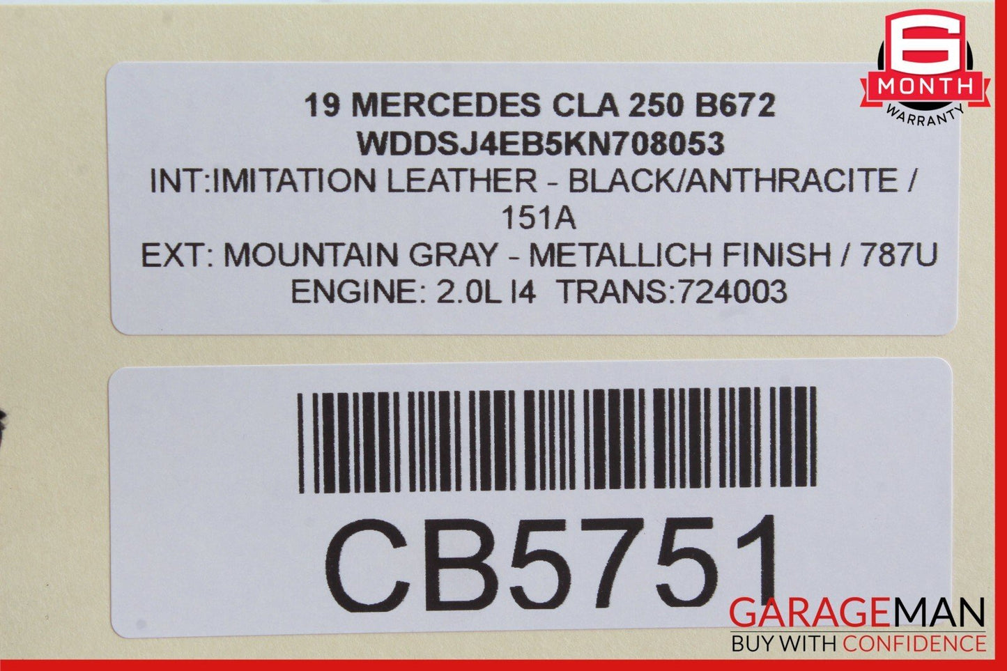 12-20 Mercedes W117 CLA250 SLK350 Hand Parking Brake Control Module OEM