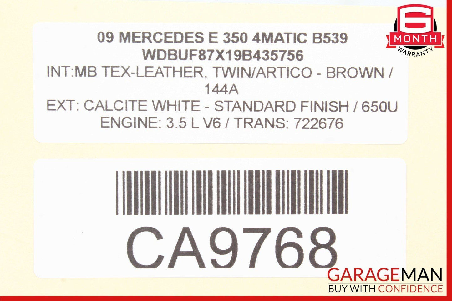 03-09 Mercedes W211 E350 E500 E63 AMG Front Left Side Door Control Module Unit