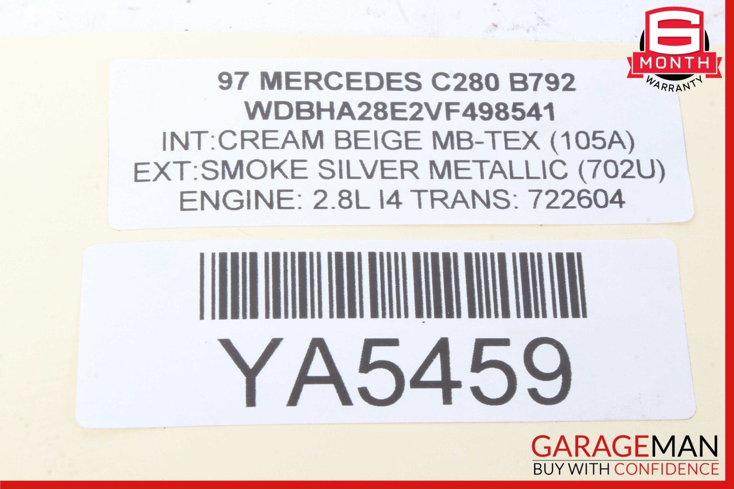 90-02 Mercedes W202 C280 SL500 Rear Left or Right Side Lower Thrust Control Arm