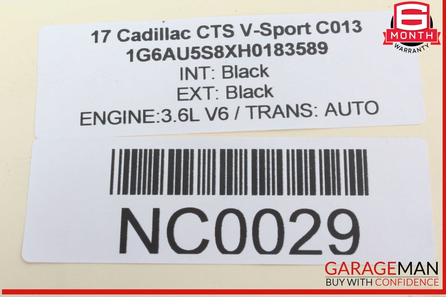 14-19 Cadillac CTS V-Sport Rear Right Passenger Side Door Lock Latch Actuator
