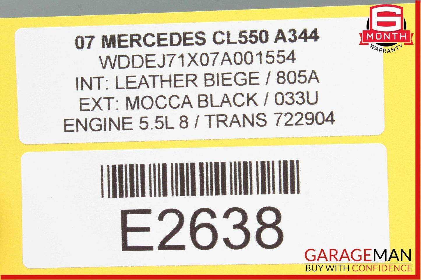 07-09 Mercedes W216 CL550 S550 S63 AMG Sirius Satellite Radio Module Receiver