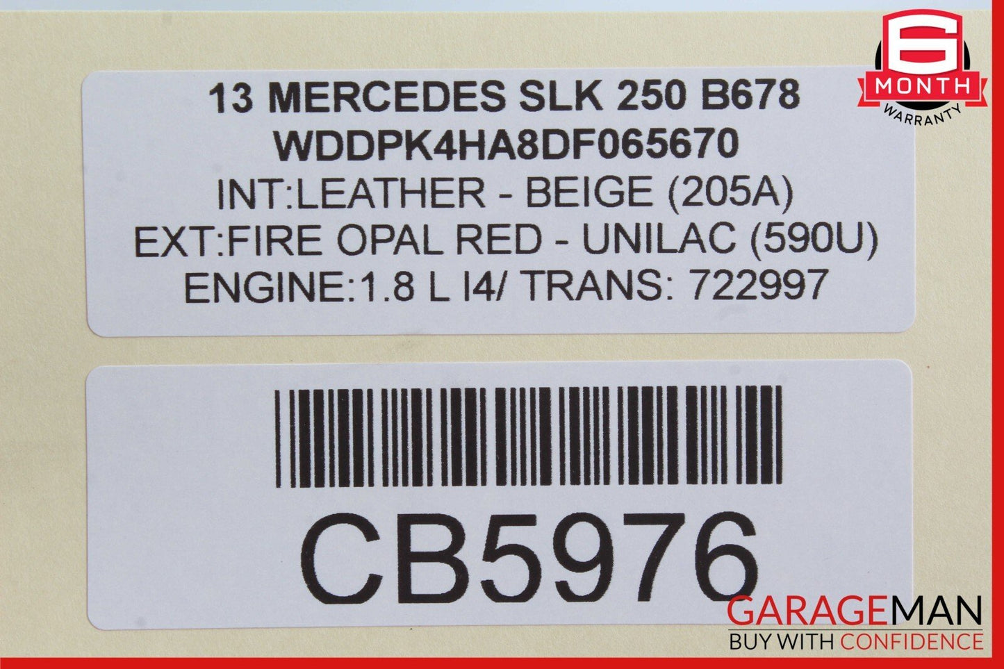 08-18 Mercedes C250 CLS550 C300 SLK250 Front Right Side Door Control Module Unit