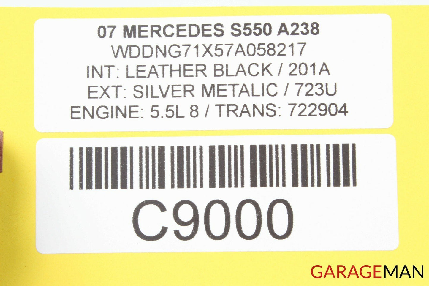 07-09 Mercedes W221 S550 TPMS Tire Pressure Monitor Sensor Module 2215404162 OEM