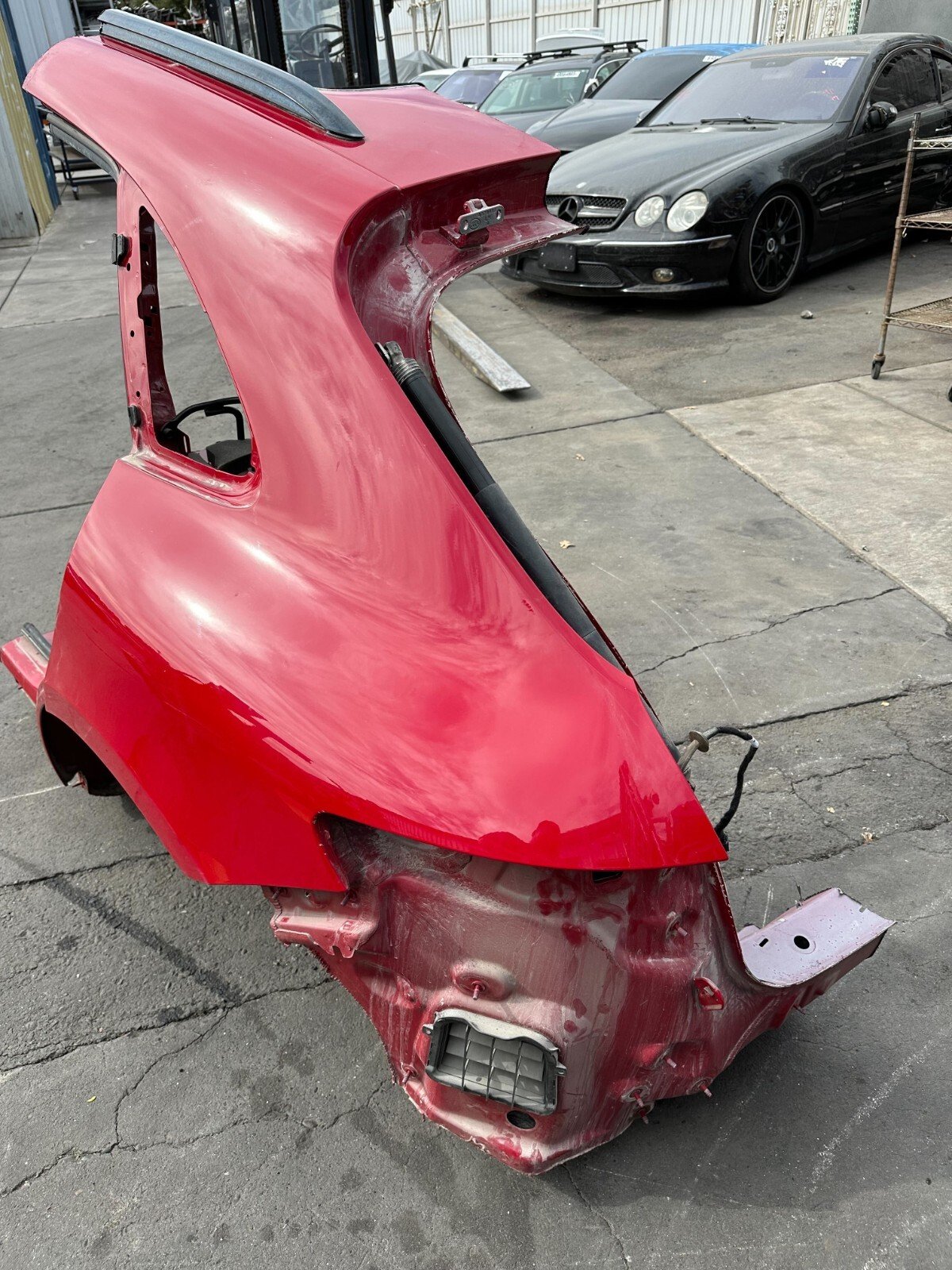 15-18 Porsche Macan 95B Rear Left Side Exterior Body Quarter Panel Frame Assy