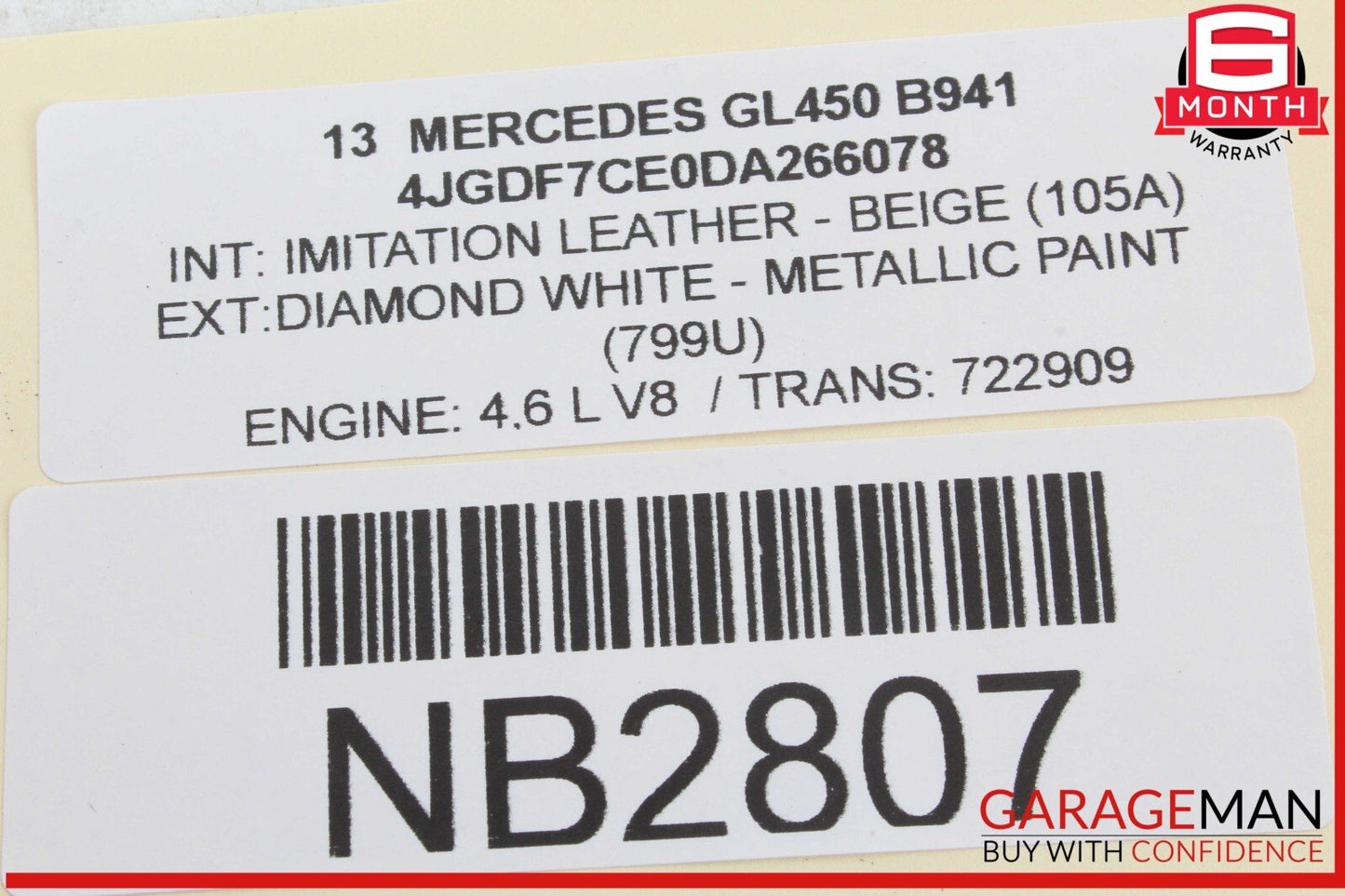 12-19 Mercedes X166 GL450 ML350 GLS550 Gas Throttle Pedal Accelerator OEM
