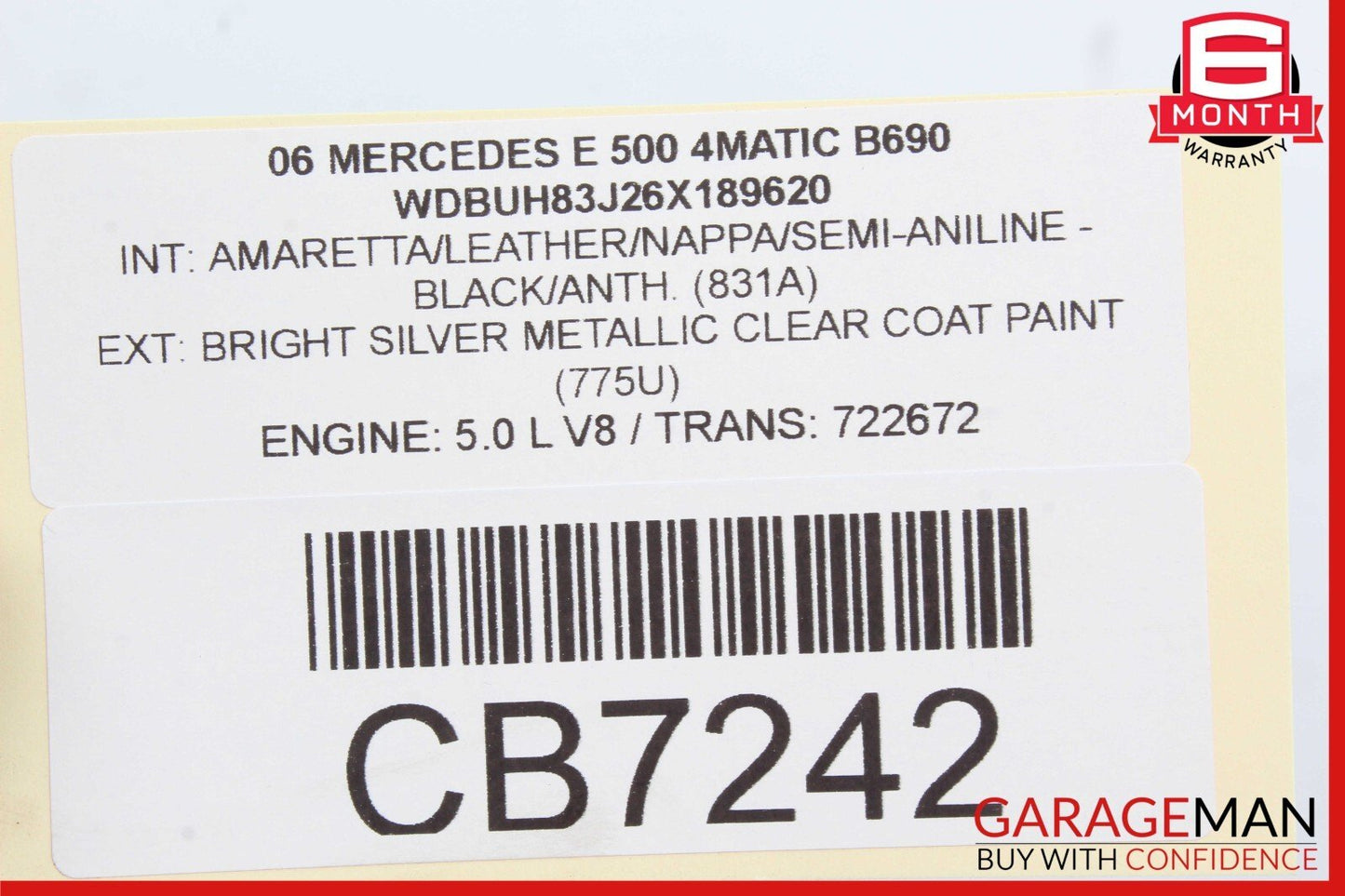 03-09 Mercedes W211 E500 E350 Front Left Driver Side Door Control Module OEM
