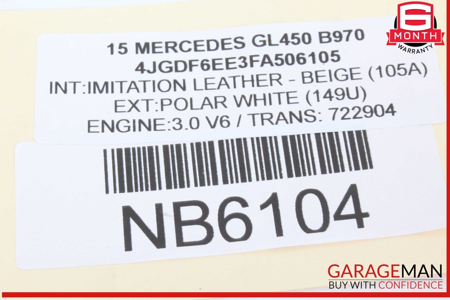15-18 Mercedes X166 GL450 ML450E400 ECU Engine Control Module Unit ECM OEM