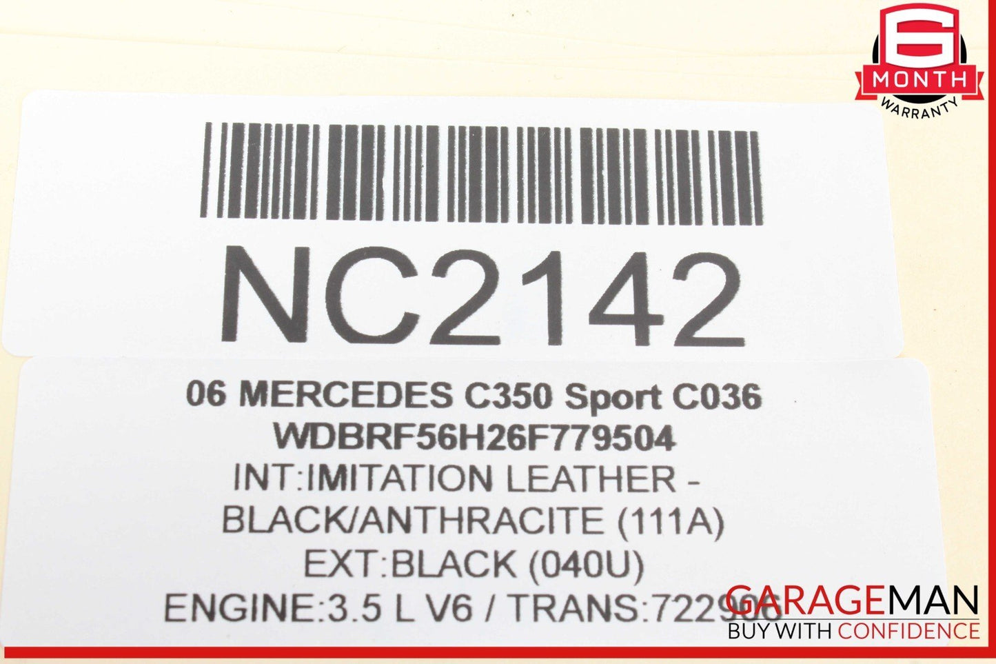 01-07 Mercedes W203 C350 Sport Rear Right Passenger Side Door Lock Latch Actuator OEM