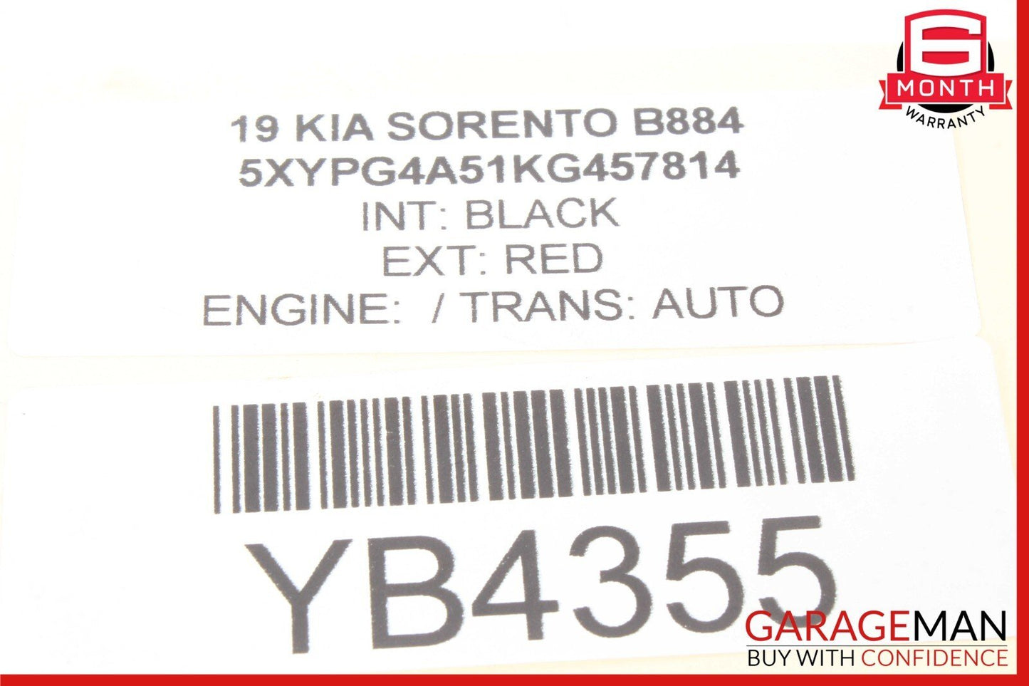 17-20 Kia Sorento Sedona Left Intake Camshaft Cam Shaft w/ Adjuster OEM