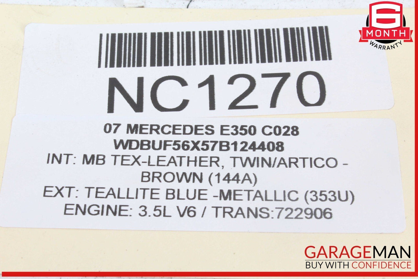 03-09 Mercedes W211 E350 E500 Front Left Driver Side Door Lock Latch Actuator