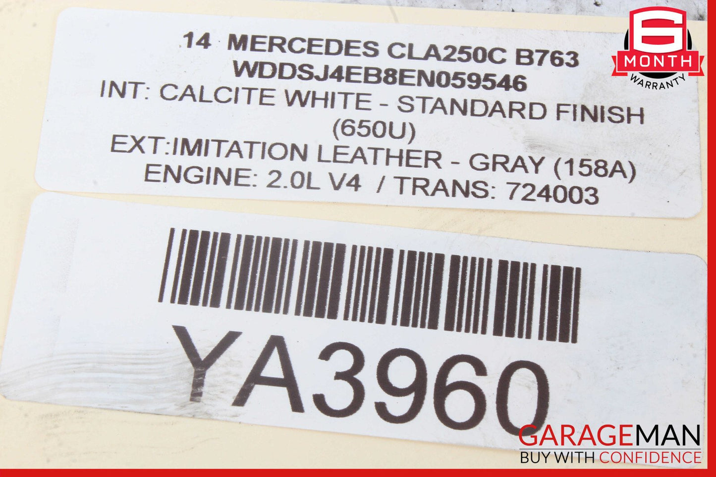 14-19 Mercedes W117 CLA250 Rear Left/Right Upper Control Arm OEM