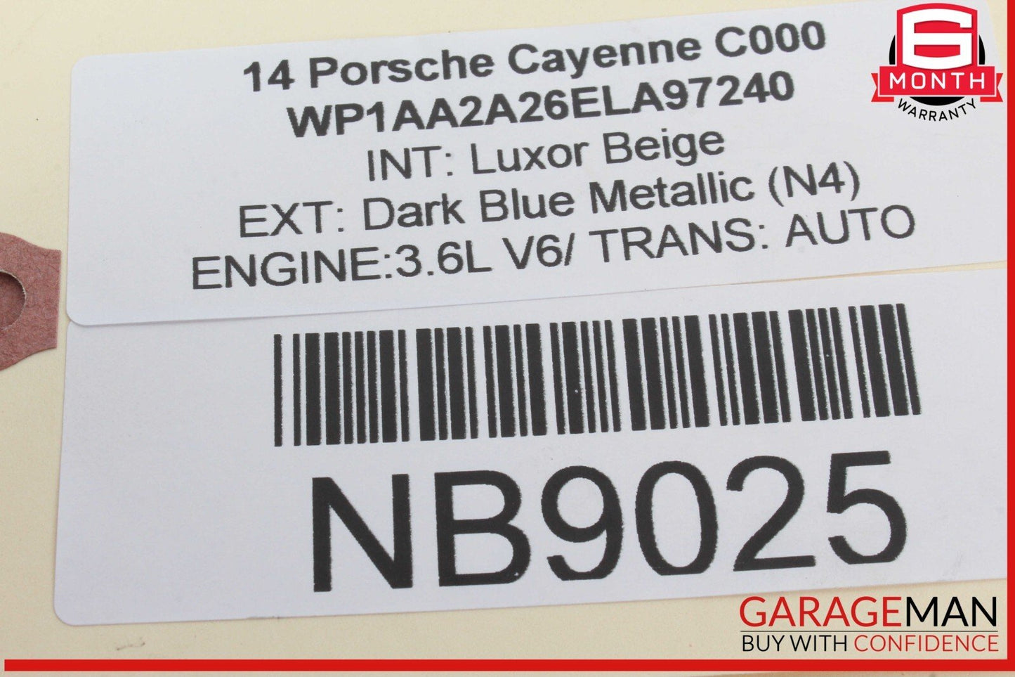 11-18 Porsche Cayenne 958 Front Right Side Window Regulator Motor Unit OEM