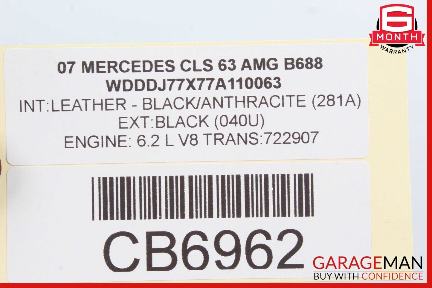 07-11 Mercedes W219 CLS63 AMG Fuel Pump Motor Control Module 0355400245 OEM