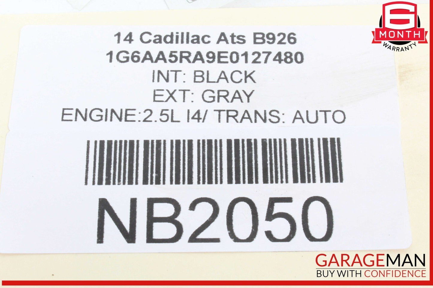 13-15 Cadillac ATS Engine Coolant Water Pump OEM