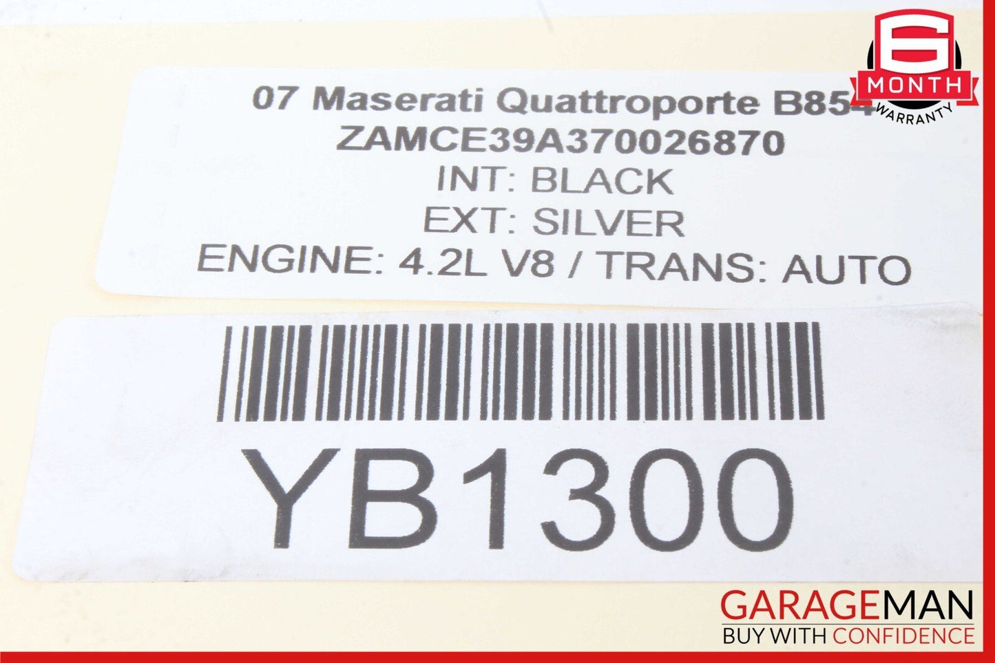 03-19 Maserati Quattroporte M139 Interior Overhead Dome Light Lamp OEM