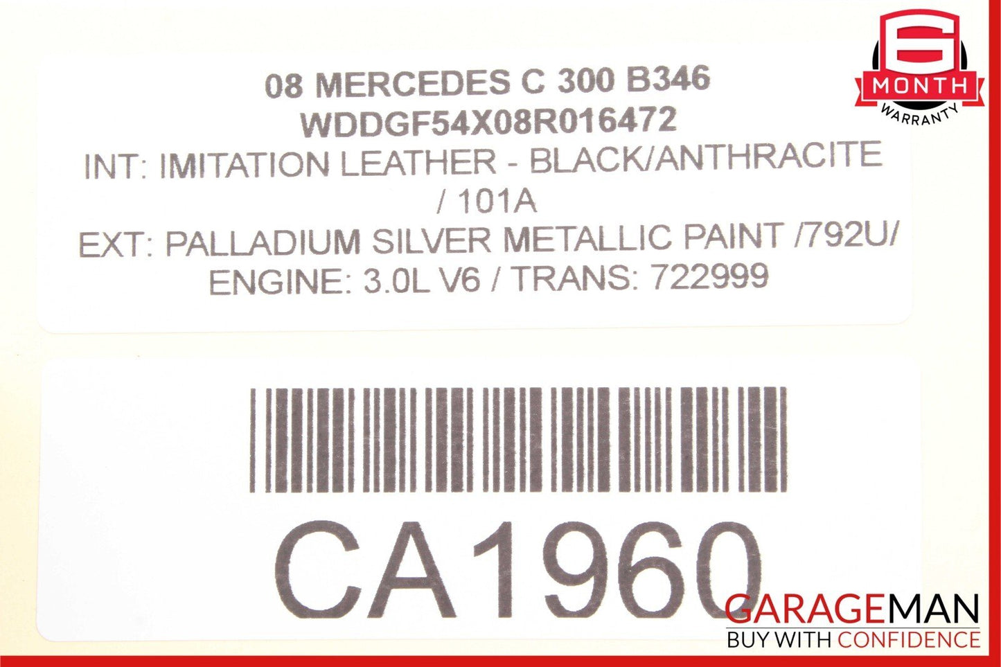 08-18 Mercedes W204 C250 C300 GLK350 Rear Right Side Door Control Module OEM