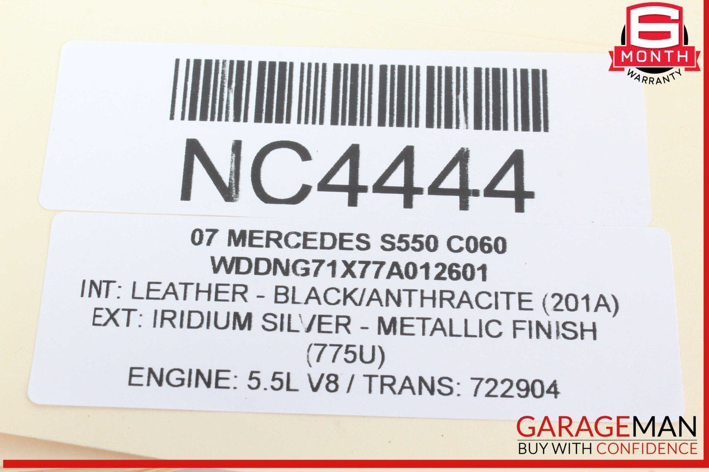07-14 Mercedes W221 S550 CL550 Left Side Dashboard AC A/C Air Vent Black OEM