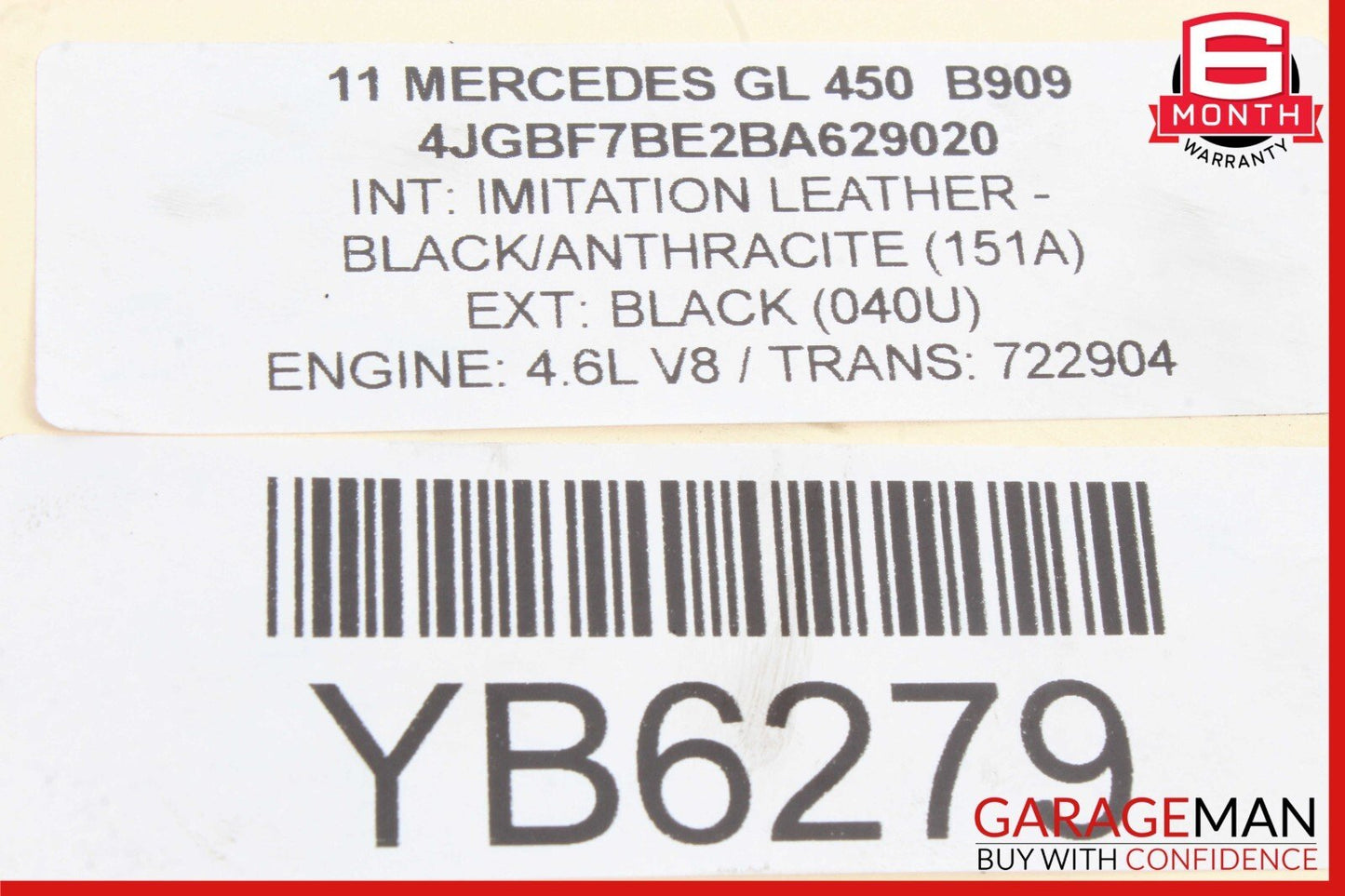 06-13 Mercedes X164 GL450 ML350 Rear Right or Left Suspension Upper Control Arm