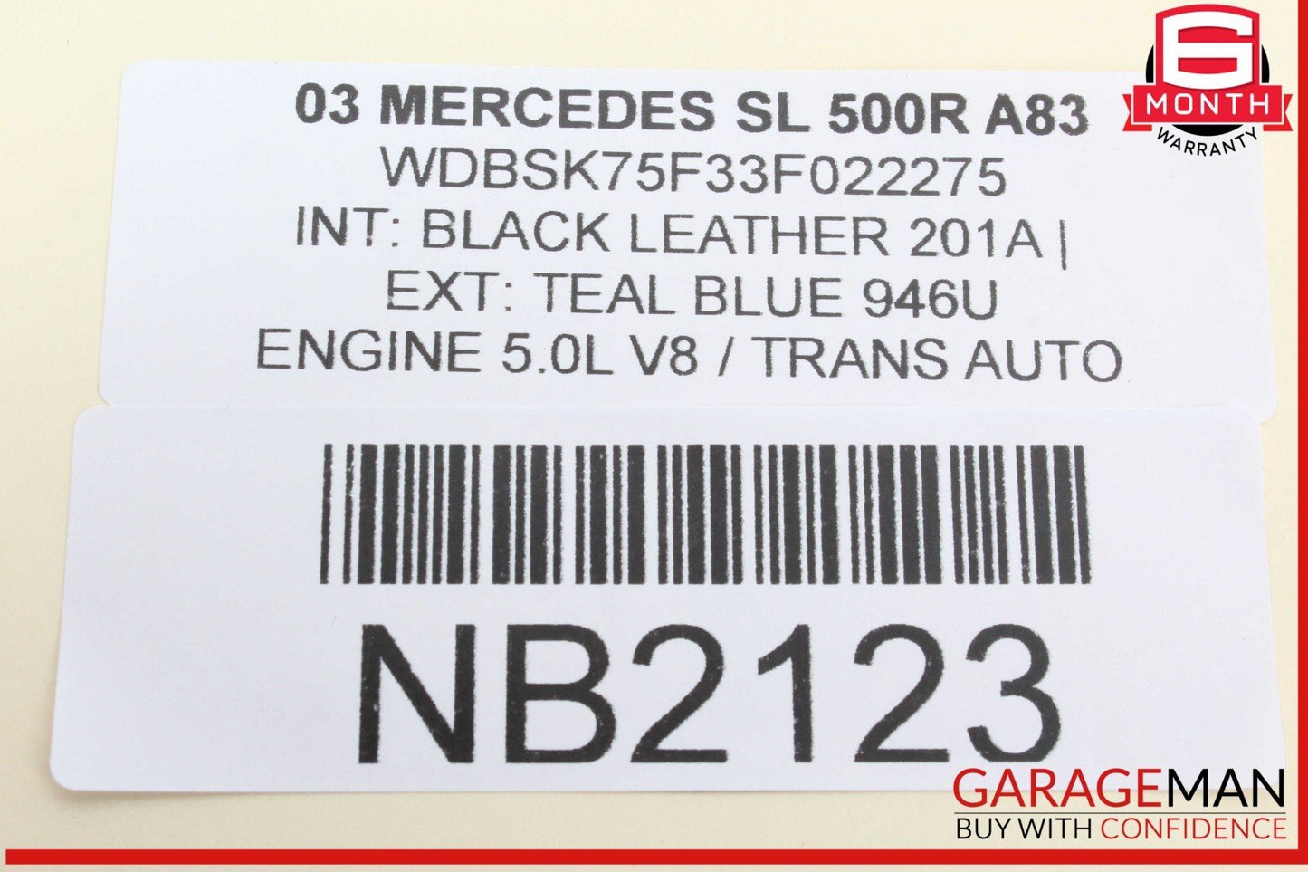 00-08 Mercedes R230 SL500 CL500 S500 Front Right or Left Seat Valve Block OEM
