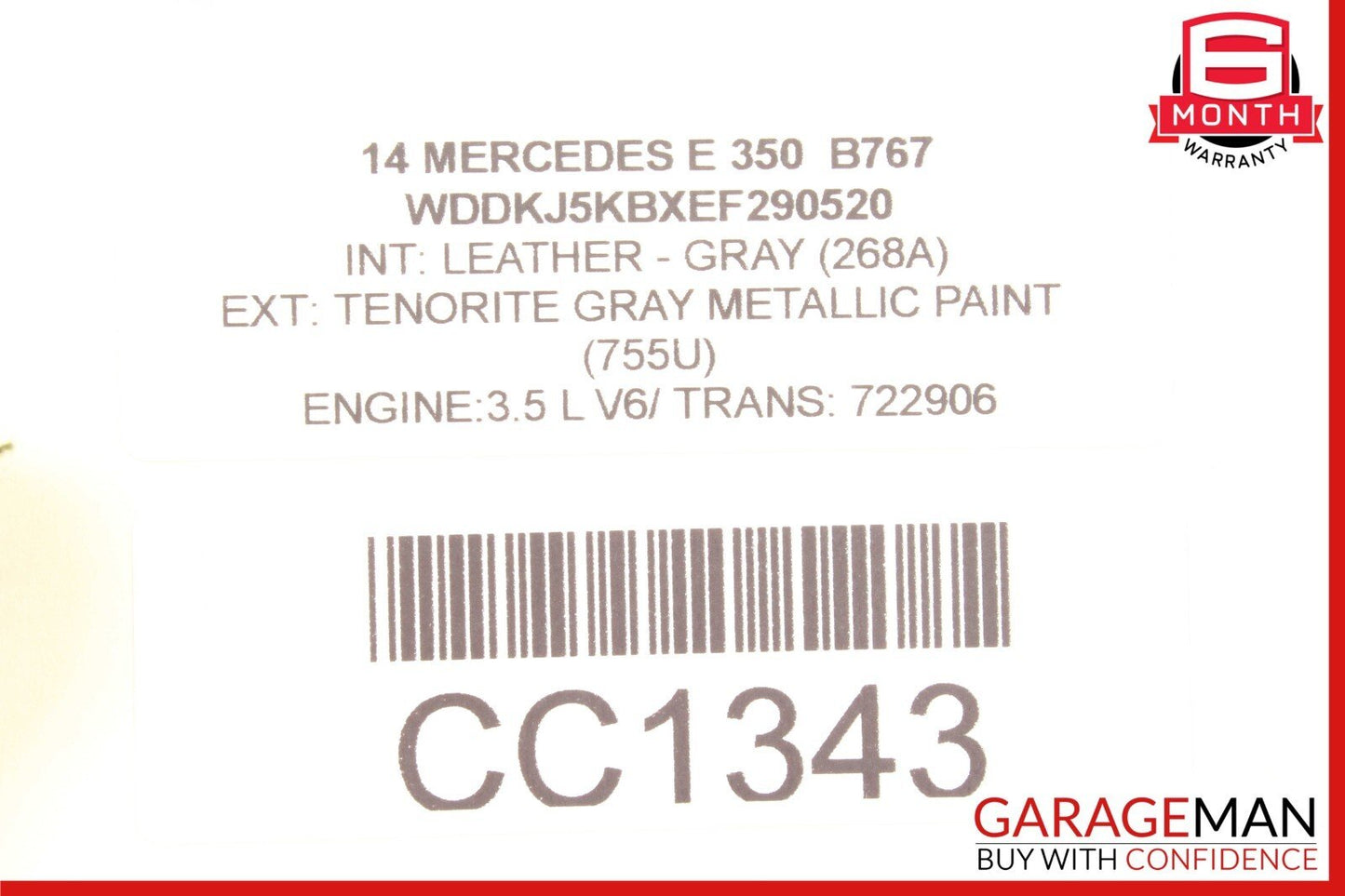 08-18 Mercedes W207 E350 E63 AMG CLS550 Front Right Side Door Control Module OEM