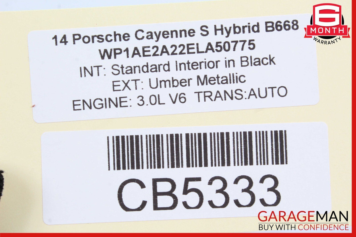 11-18 Porsche Cayenne S Rear Left / Right Side Door Control Module Unit OEM