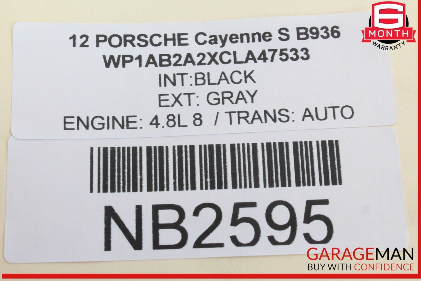 11-14 Porsche Cayenne S 958 Central Gateway Control Module OEM