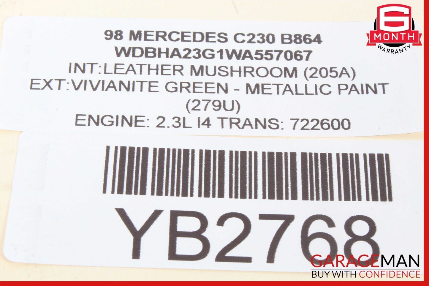 90-02 Mercedes W202 C230 SL500 Rear Left or Right Side Lower Thrust Control Arm