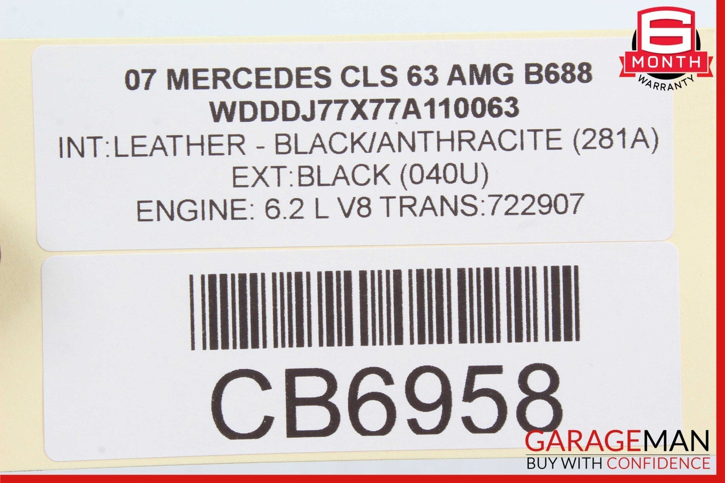 06-11 Mercedes W219 CLS63 CLS55 AMG Front Left Side Door Control Module OEM