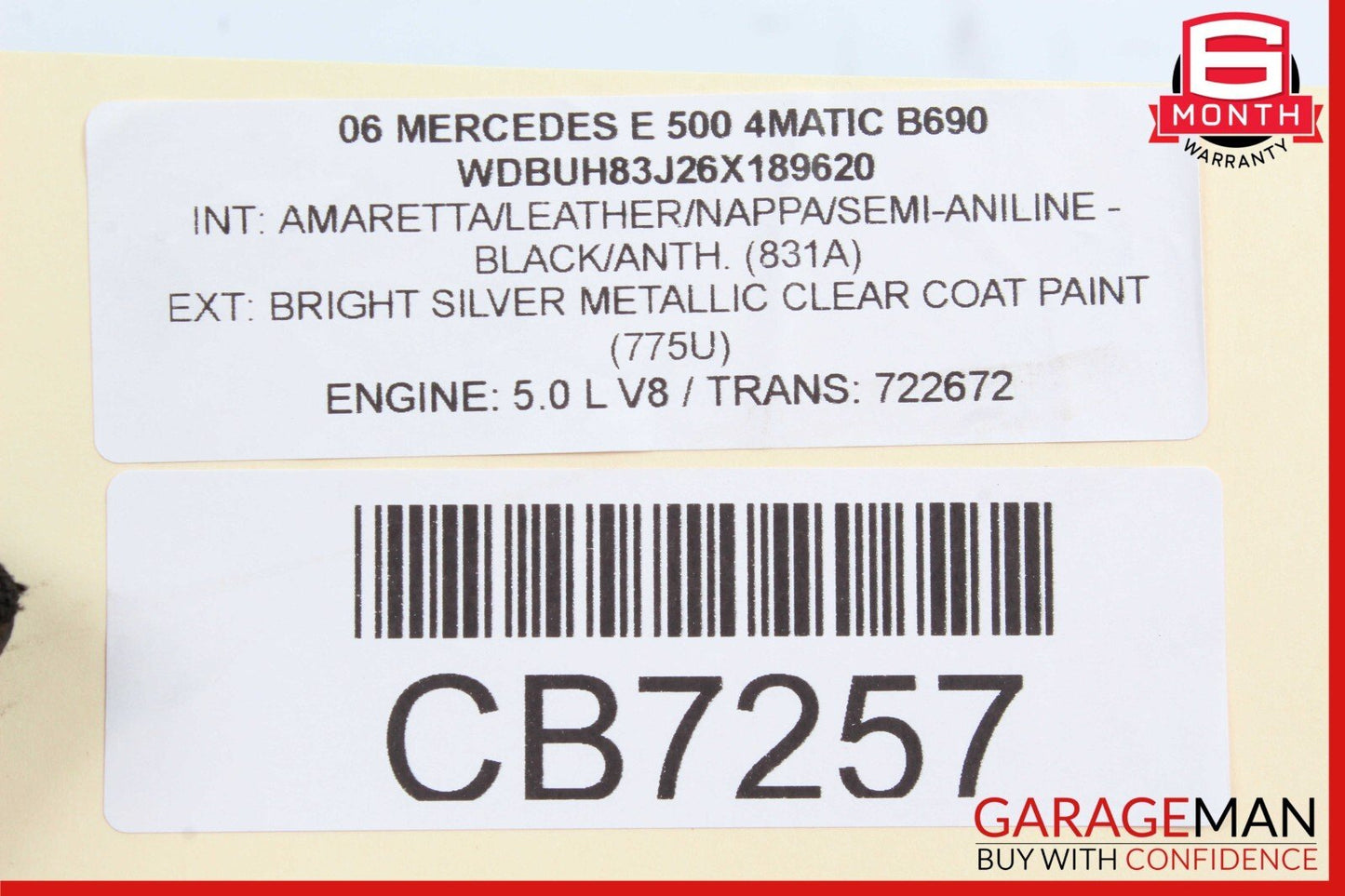 03-06 Mercedes W211 E500 E55 AMG Rear Right Door Controller Module Unit OEM