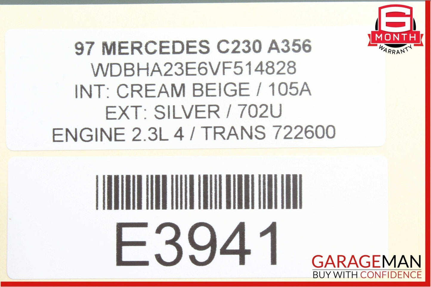 97-00 Mercedes W202 C220 C230 C280 ABS Anti Brake Control Module 0195454232 OEM