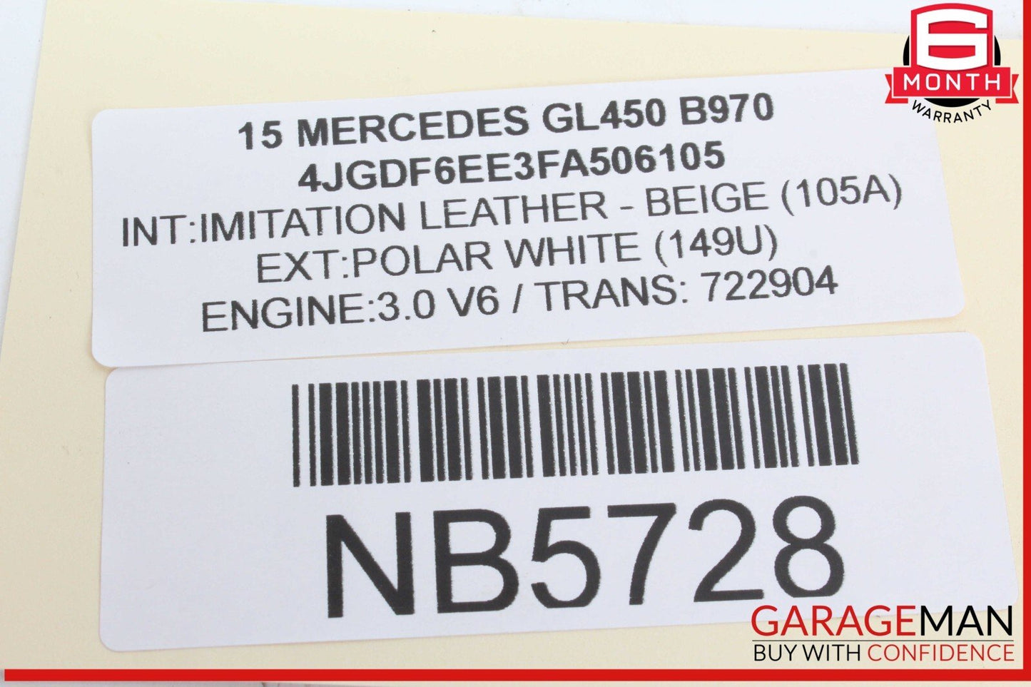 06-19 Mercedes X164 GL450 ML350 Rear Glass Windshield Wiper Motor 2518200042 OEM