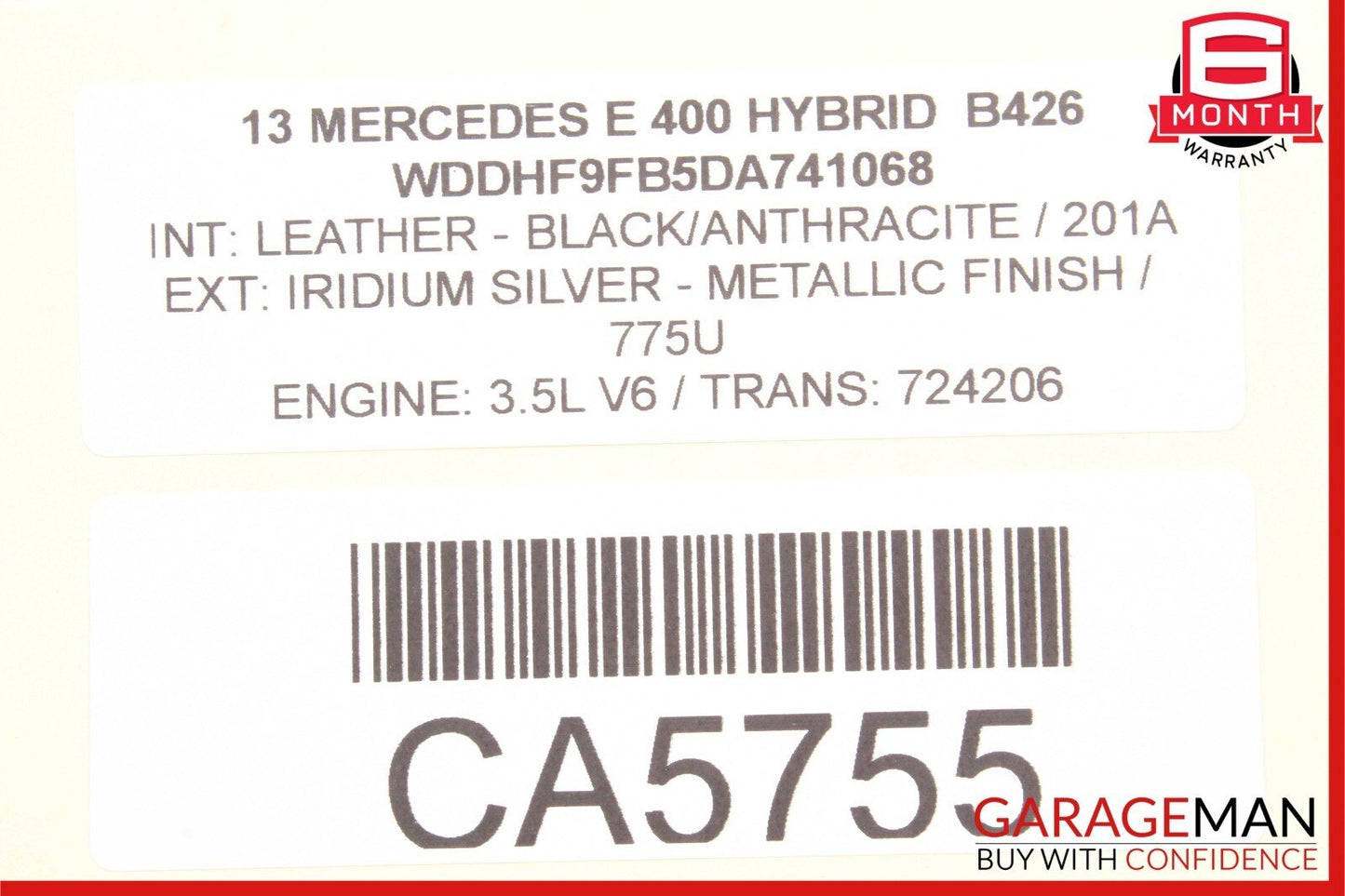 08-18 Mercedes W204 C250 CLS550 E400 Rear Left Side Door Control Module Unit