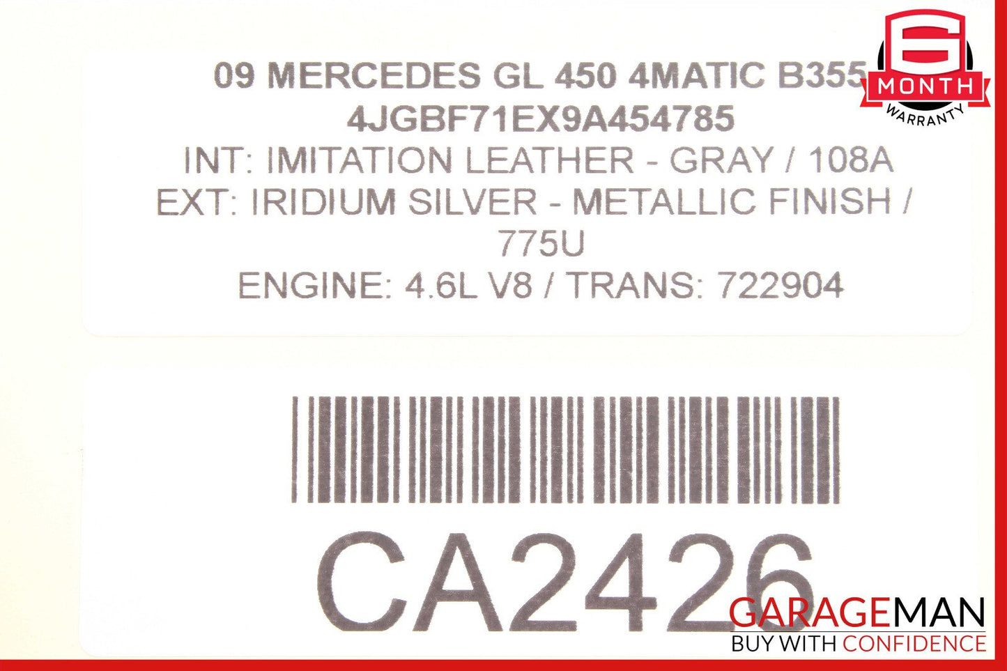 06-13 Mercedes W251 R350 ML350 GL550 Front Left Driver Door Control Module OEM