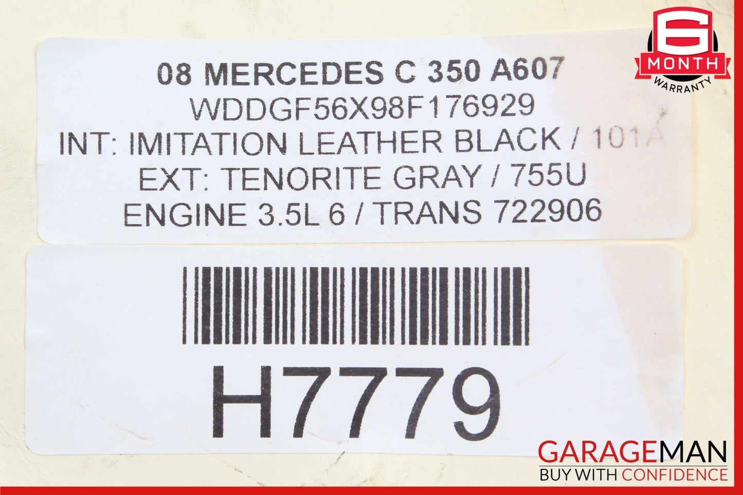 08-14 Mercedes W204 C350 C250 C300 Floor Gear Selector Shifter 2042673724 OEM