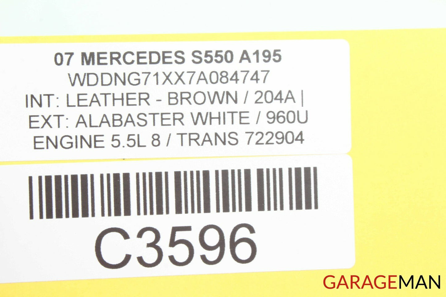 07-13 MERCEDES W221 S550 CL550 CENTRAL GATEWAY CONTROL UNIT MODULE Q02 OEM