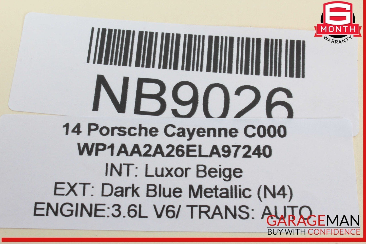 11-18 Porsche Cayenne 958 Front Left Side Door Window Regulator Motor Unit OEM