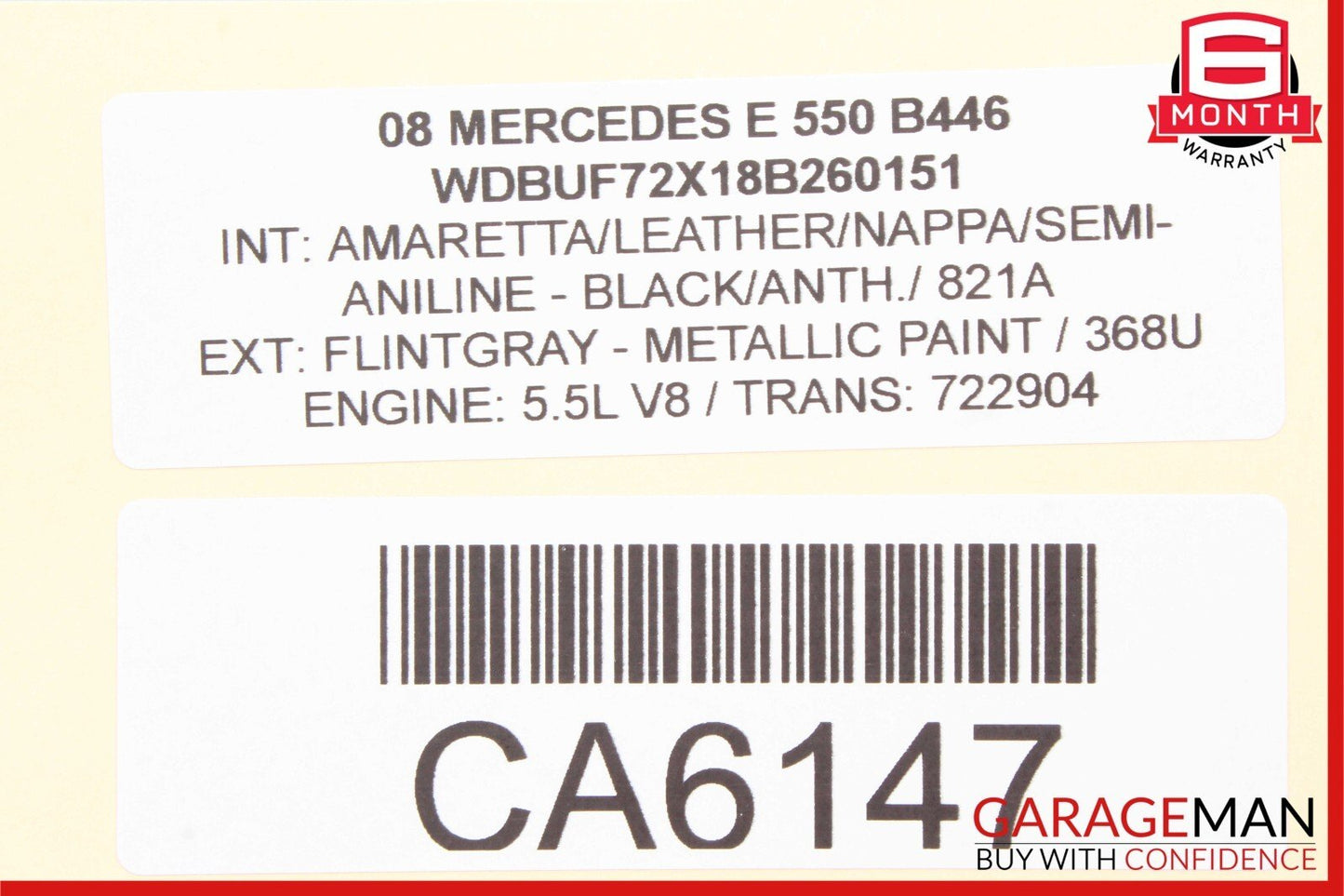 03-09 Mercedes W211 E350 E550 E63 AMG Front Left Side Door Control Module Unit