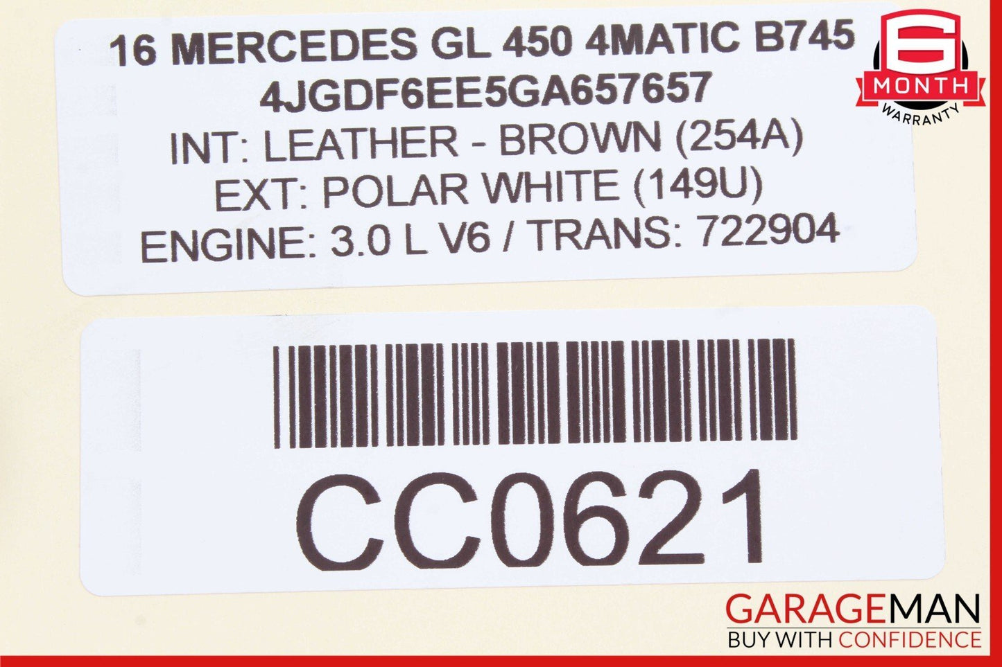 12-19 Mercedes X166 GL450 Airmatic Air Suspension Control Module Unit OEM
