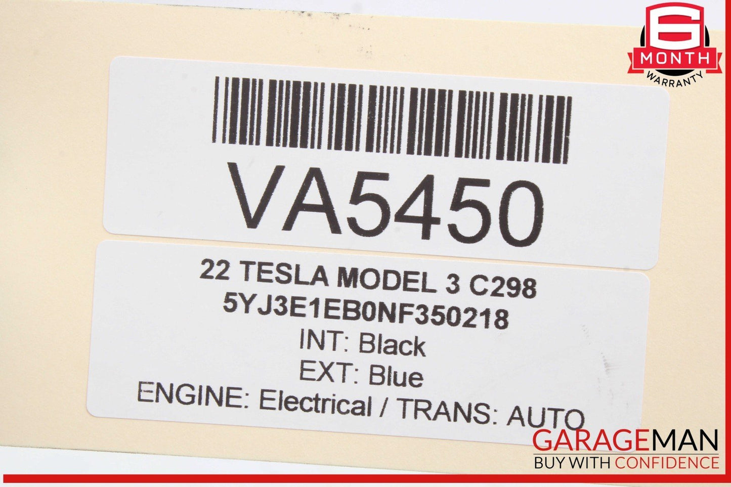 17-23 Tesla Model 3 Rear Left or Right Side Upper Control Arm 104443100H OEM