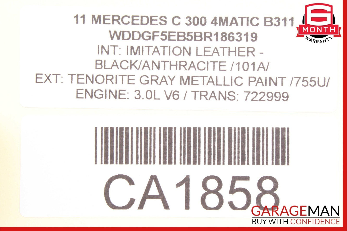 08-18 Mercedes W204 C250 C300 Front Right Side Door Control Module Unit OEM