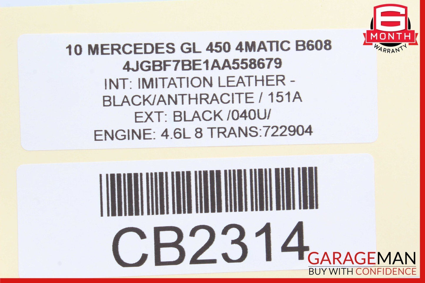 03-12 Mercedes X164 GL450 SLK280 GL550 Front Left Seat Control Module Unit OEM