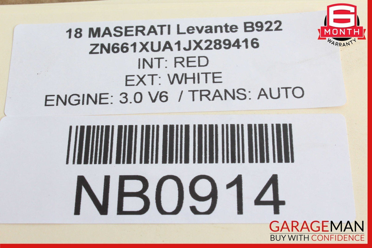 17-20 Maserati Levante S M161 Front Right Side Door Lock Latch Actuator OEM