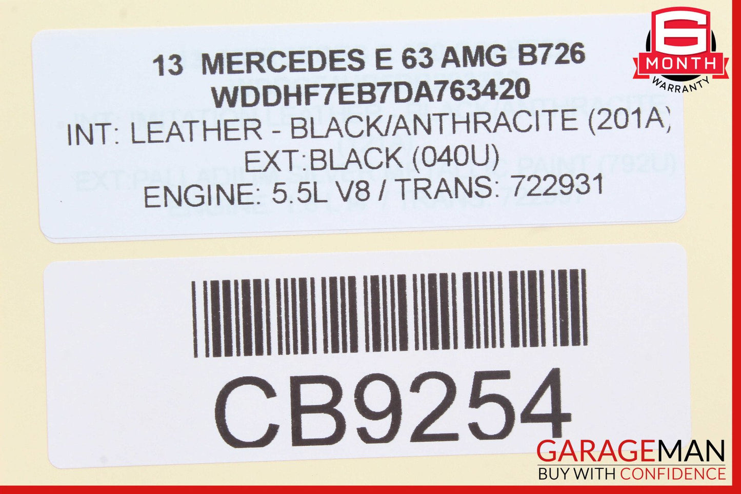 08-18 Mercedes W212 E63 C300 Front Left Side Door Control Module Unit OEM
