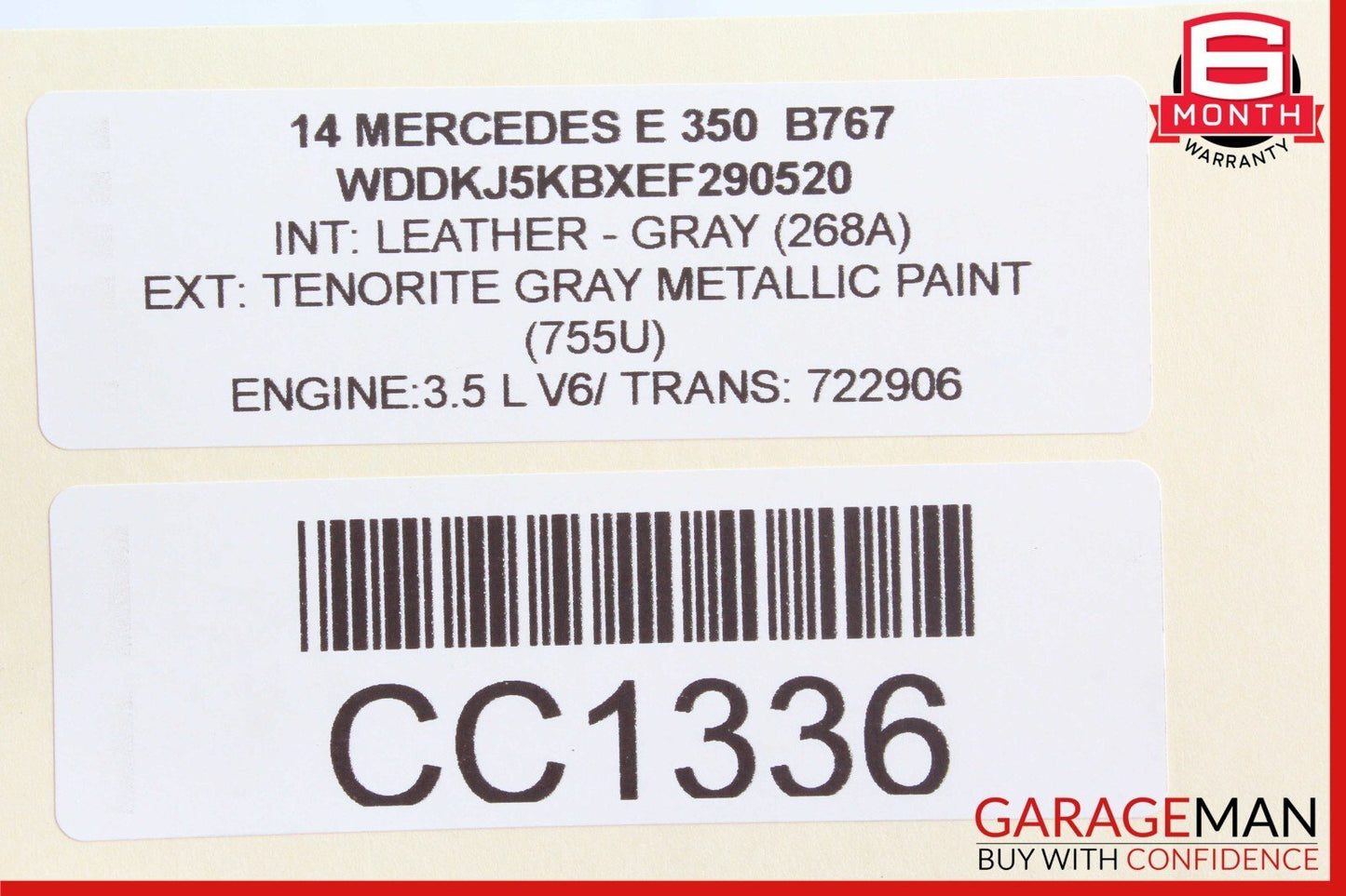 14-20 Mercedes W207 E350 CLS550 E550 Active Lane Assist Front Camera OEM