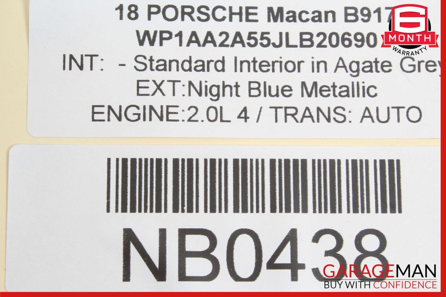 15-24 Porsche Macan Turbo 95B Front Right Passenger Door Lock Latch Actuator OEM