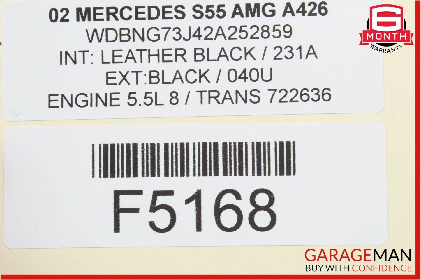 00-06 Mercedes W220 S600 S55 AMG Headlight Head Light Lamp Control Module Unit
