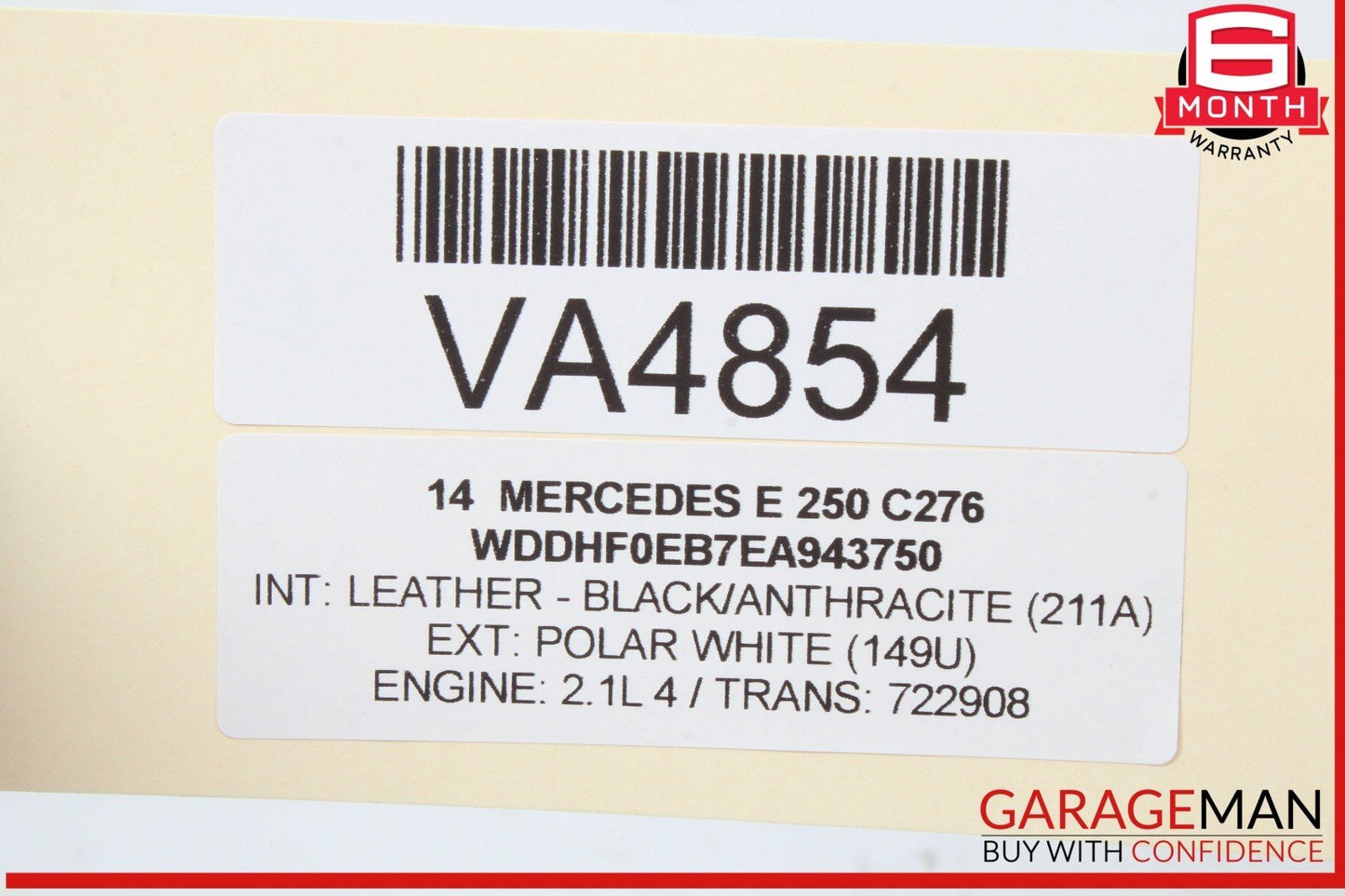 08-17 Mercedes W212 E250 Rear Right or Left Side Suspension Upper Control Arm